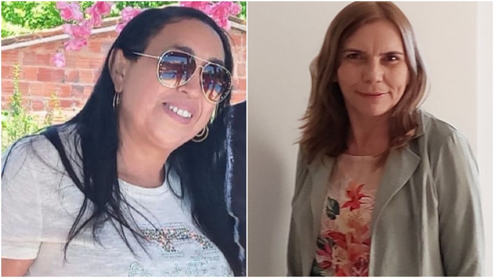Sandra e Selma morreram em acidente com ônibus de romeiros no interior do Ceará — Foto: Reprodução
