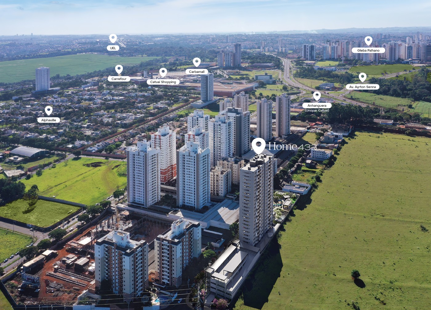 Home 433 tem aptos de 2 e 3 quartos com suíte à venda