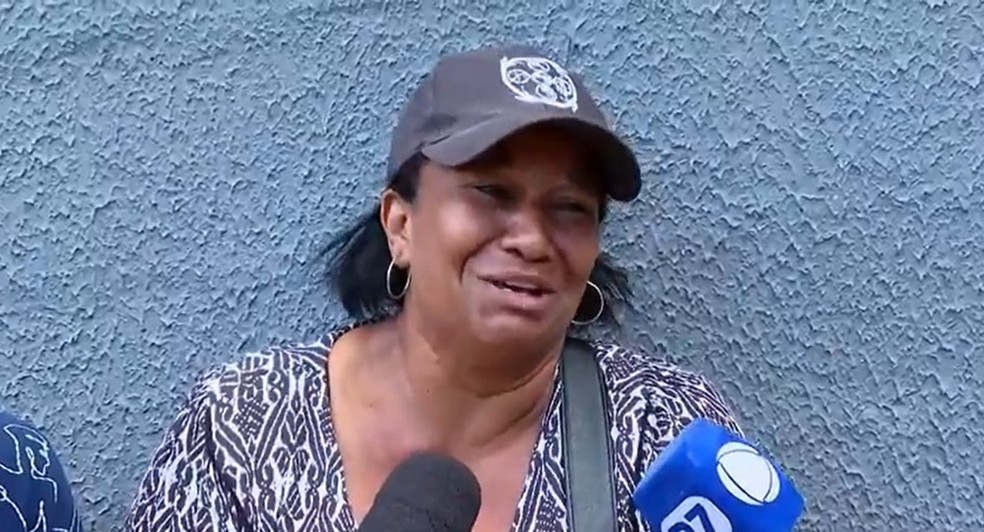 Marineide Pereira fez apelo para encontrar filho — Foto: Reprodução/TV Bahia