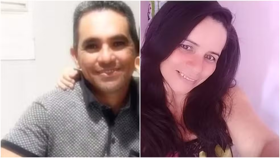Edvan de Carvalho Xavier, de 42 anos, e Terezinha do Nascimento Oliveira, de 48 anos, morreram em acidente com três carros em Tianguá. — Foto: Reprodução