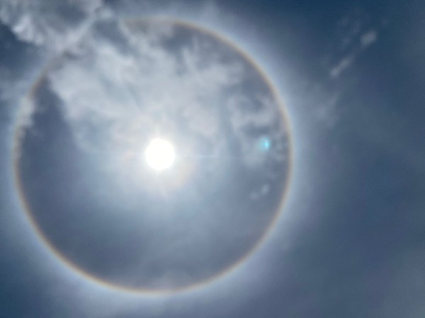 Fenômeno do halo solar foi visto por moradores de Cabrobó