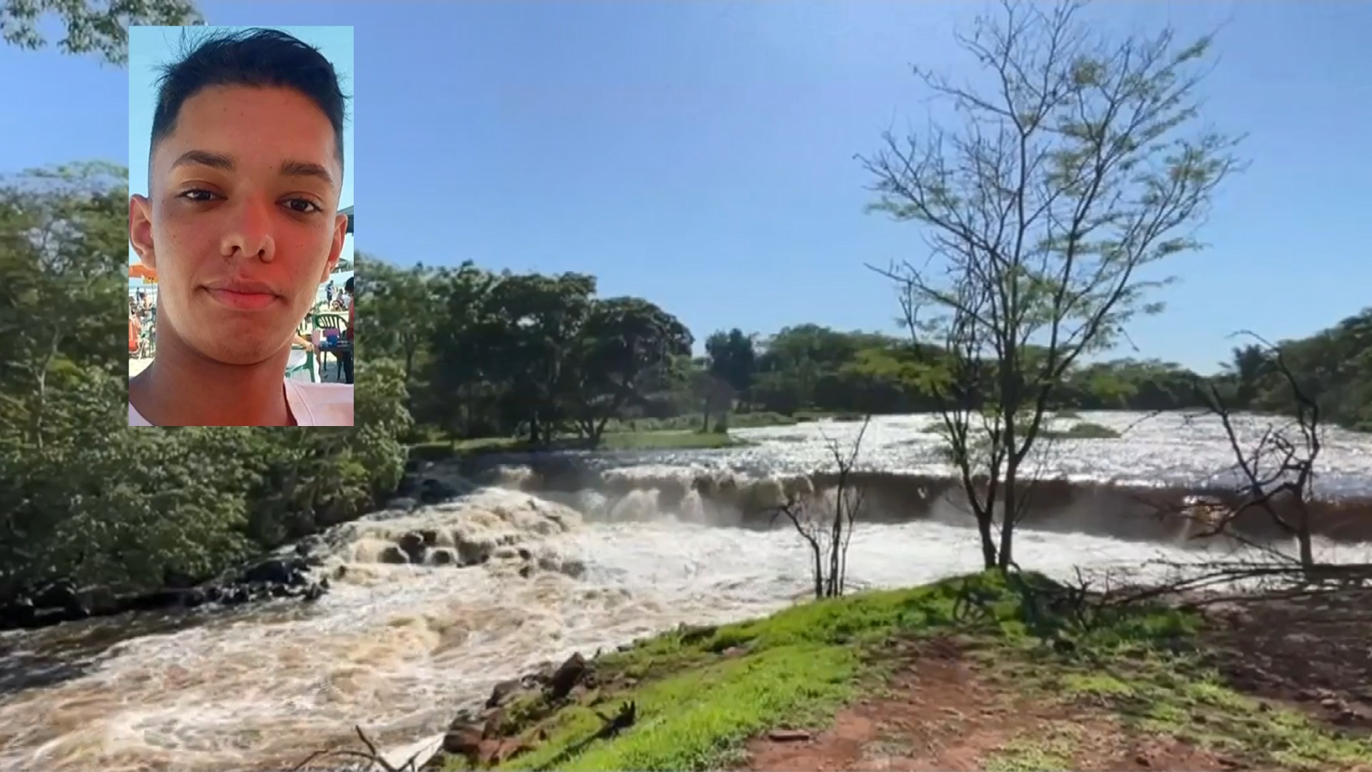 Desaparecimento de jovem filmado sendo arrastado pela correnteza em cachoeira completa um ano