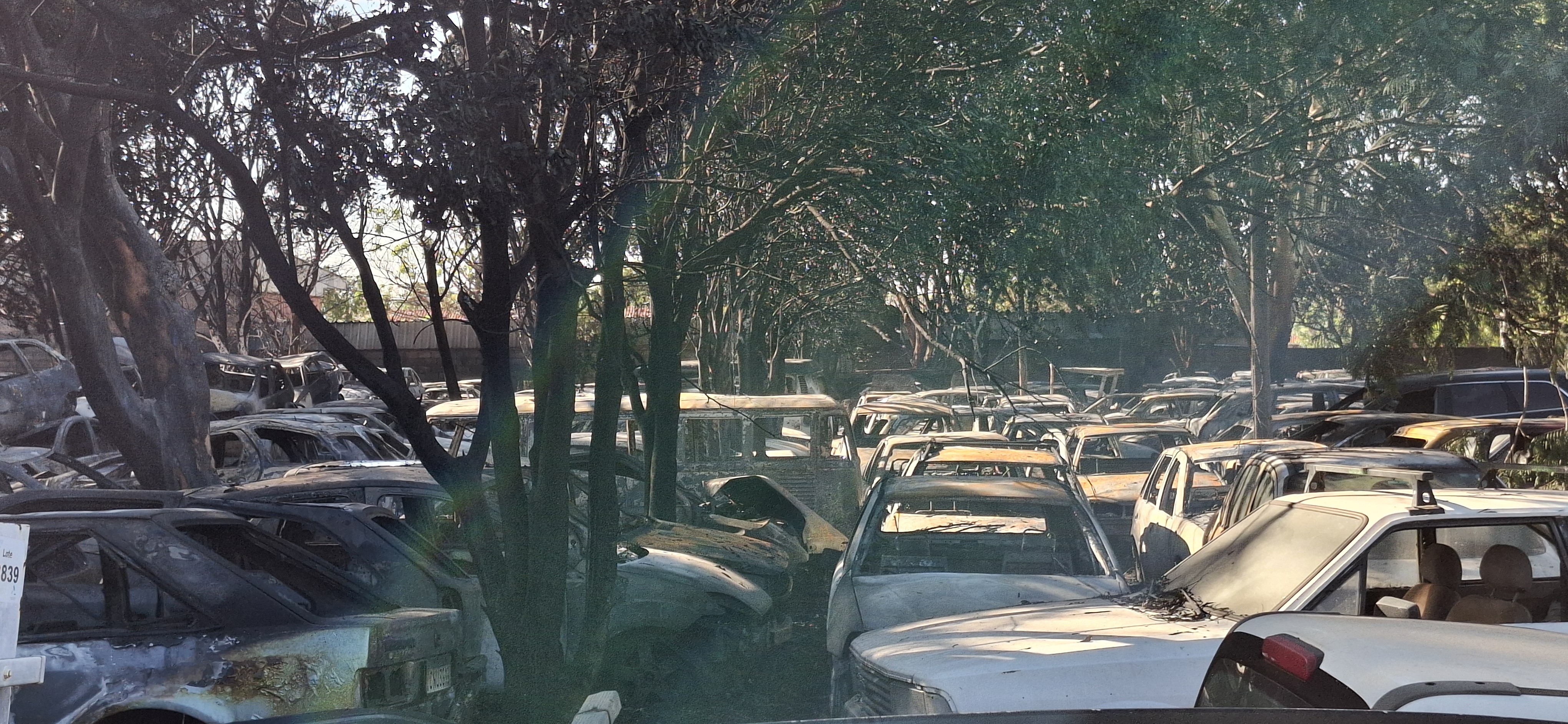 Incêndio em pátio do Detran em Jaboticabal destruiu ao menos 300 veículos, estima dono