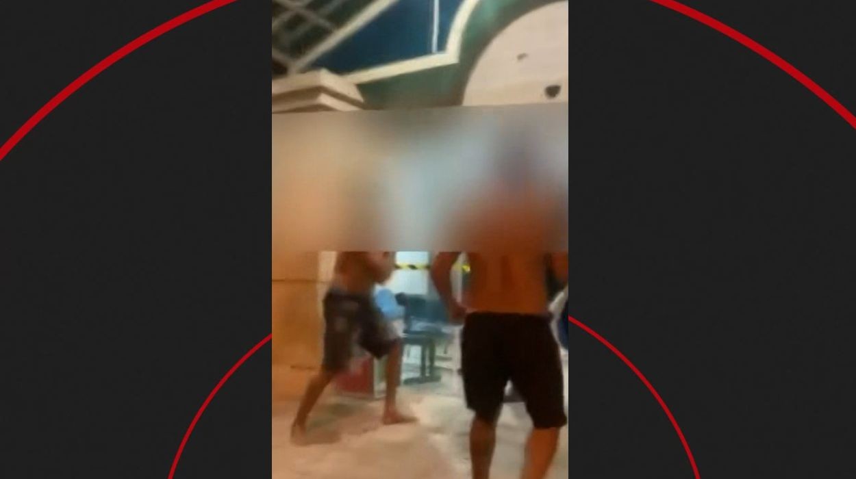 VÍDEO: briga entre dois pacientes termina com vidro e móveis quebrados em hospital no interior de SP