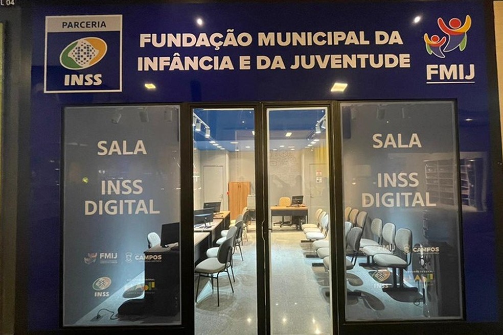 A nova agência do INSS está localizada no Shopping Guarus Plaza, em Campos. — Foto: Prefeitura de Campos dos Goytacazes/reprodução
