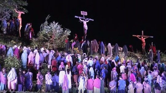 Veja celebrações durante feriado de Páscoa  - Foto: (TV Globo/Reprodução)