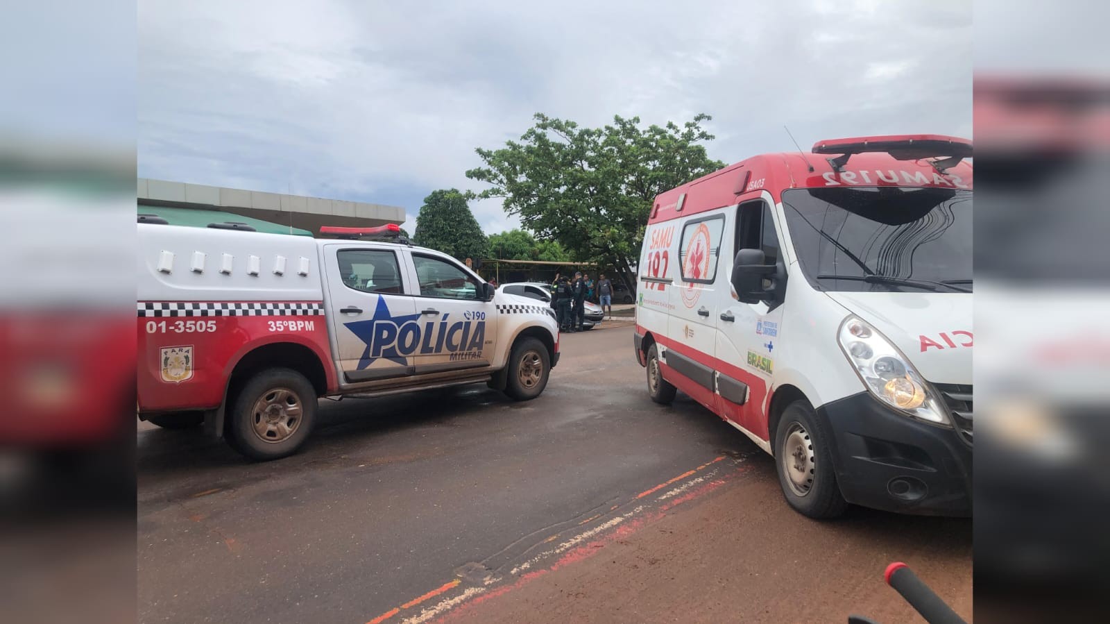 Motociclista perde pé direito em acidente de trânsito em frente ao Hospital Regional de Santarém