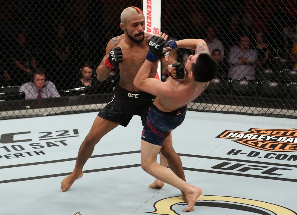 Um dos destaques do UFC Belém, Deiveson Figueiredo participa do GE na Rede. Deixe a sua pergunta! — Foto: Buda Mendes/Zuffa LLC/Getty Images