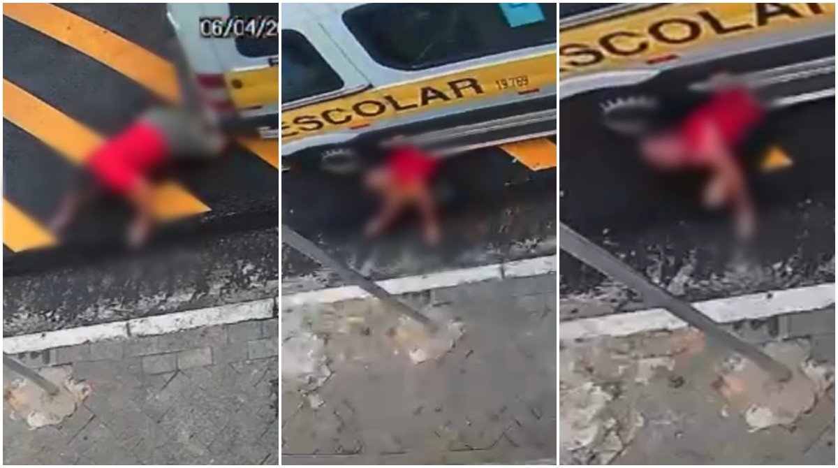 VÍDEO: idosa morre após ser atropelada por van escolar que vinha de ré na Zona Leste de SP