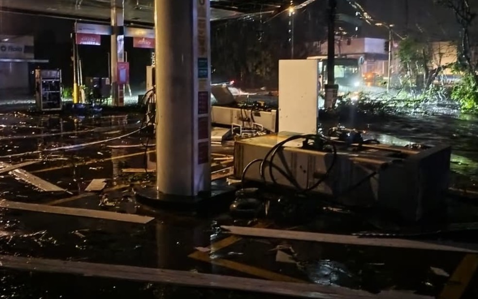 Posto na Avenida José e Helena Zerrener, na Zona Oeste de Ribeirão Preto, SP — Foto: Redes sociais
