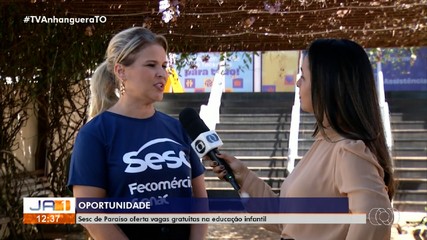 Sesc oferece vagas para educação infantil em Paraíso do Tocantins