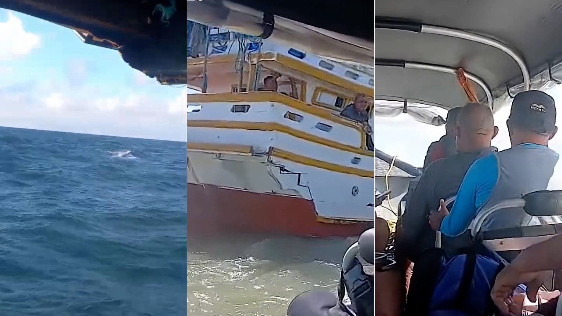 Seis pescadores são resgatados com vida após naufrágio em Carutapera, próximo à Praia de São Pedro
