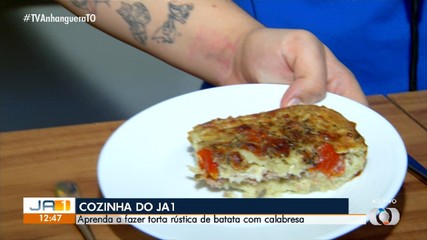 Confira o resultado da torta de batata com calabresa
