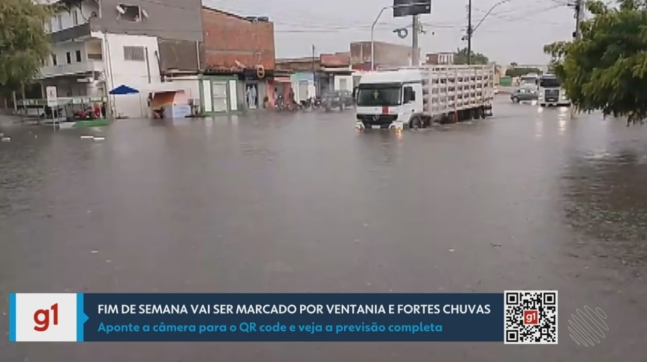 Inmet prorroga prazo dos alertas de chuvas para as 417 cidades da Bahia; 95 estão em 'grande perigo'