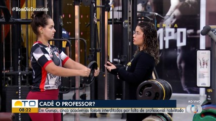 Falta de profissionais deixa cinco academias interditadas em Gurupi; conheça as regras