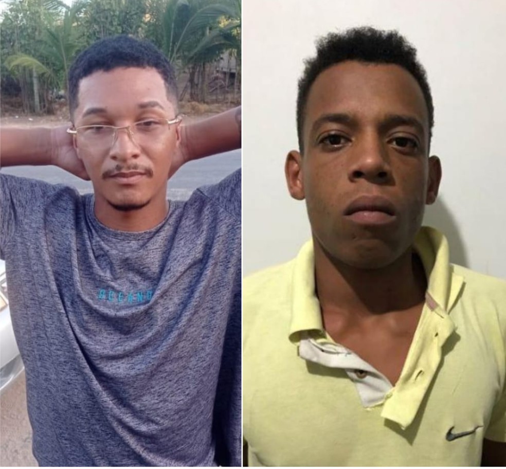 Suspeitos foram identificados como Felipe Souza Bruno, Anderson Nascimento Sena, e Wallace Santos Oliveira — Foto: Polícia Civil