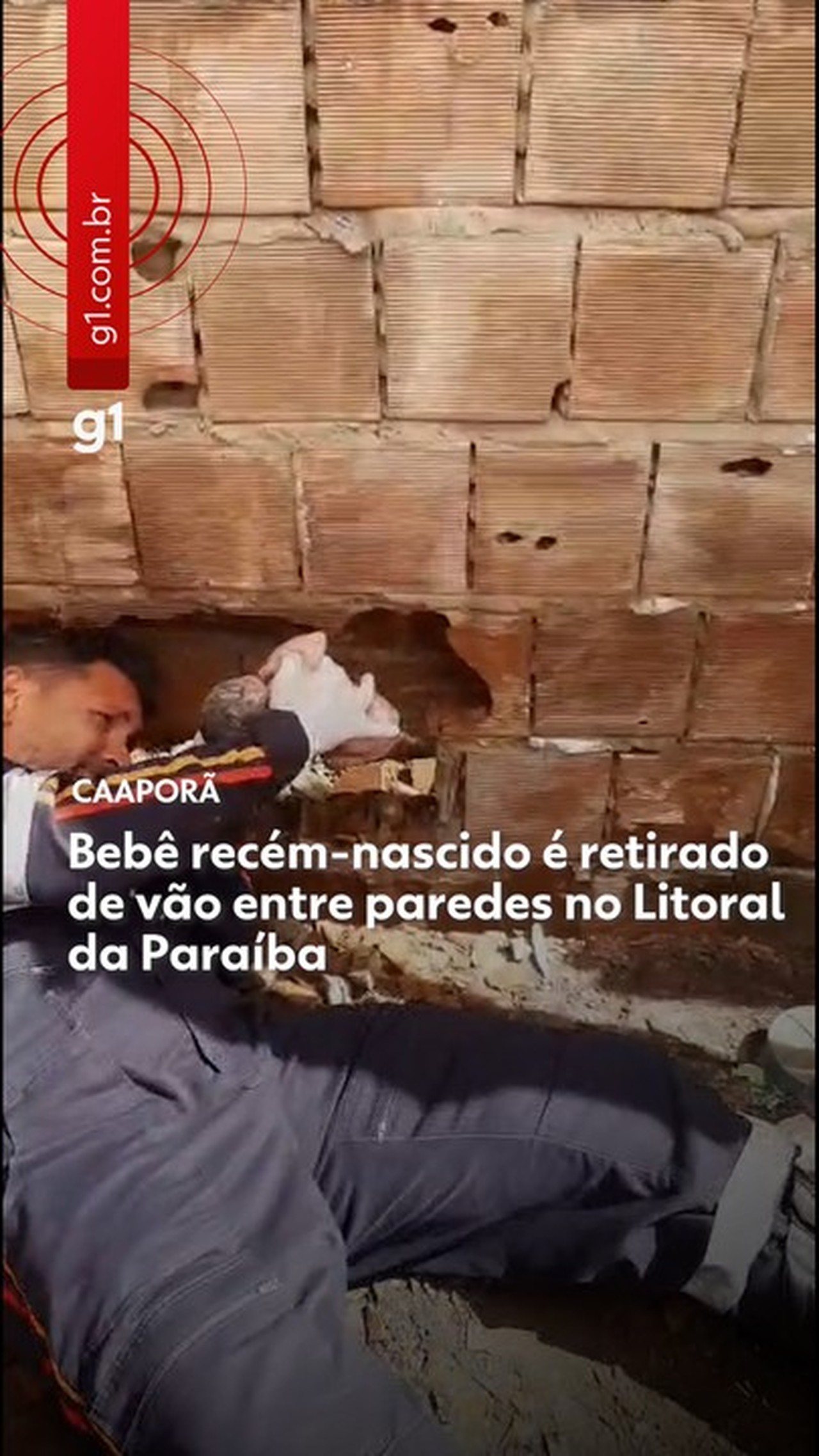 Recém-nascido é encontrado abandonado entre duas residências no Litoral Sul da Paraíba