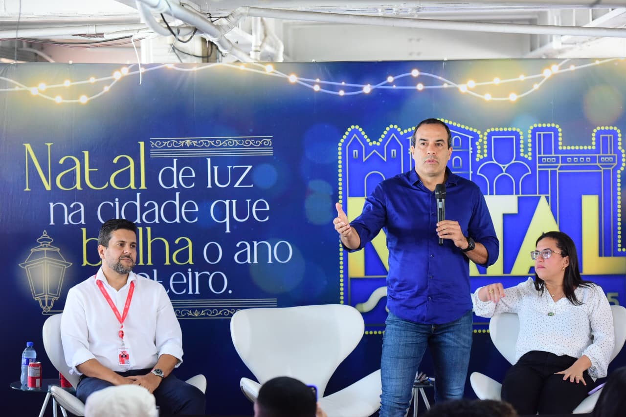 Salvador terá corredor de luz inédito e decoração de Natal ampliada no Centro Histórico a partir de 5 de dezembro