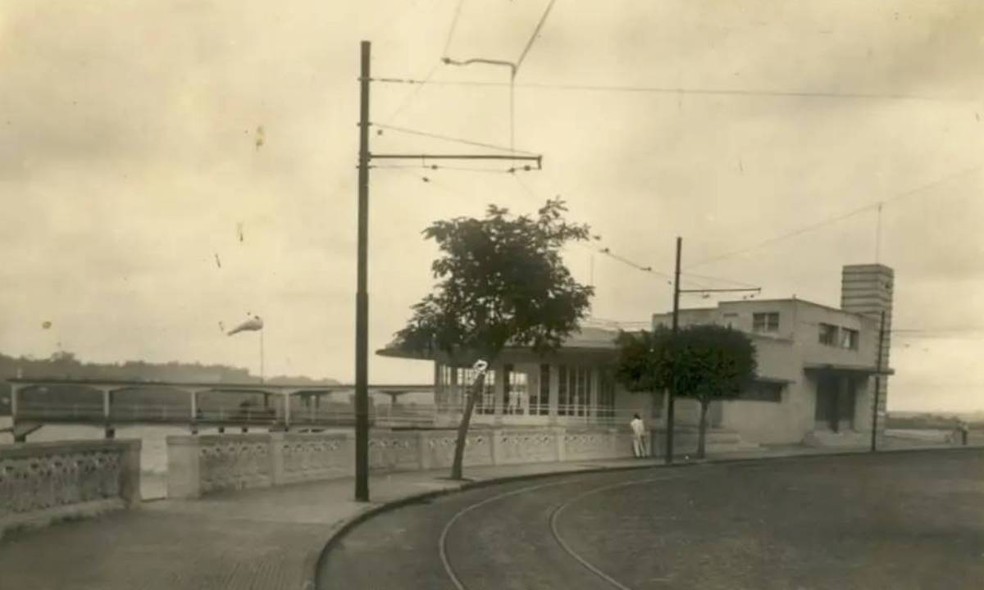 Hidroporto da Ribeira, em Salvador — Foto: Fundação Gregório de Mattos