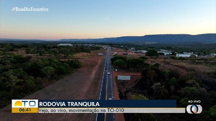 Saiba como está a movimentação da BR-010 na manhã desta quarta-feira (29)