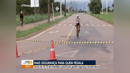 Trecho da NS-15 será interditado parcialmente durante treinos de bikes; veja