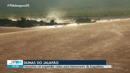 Visitação às Dunas do Jalapão será suspensa para capacitação de brigadistas