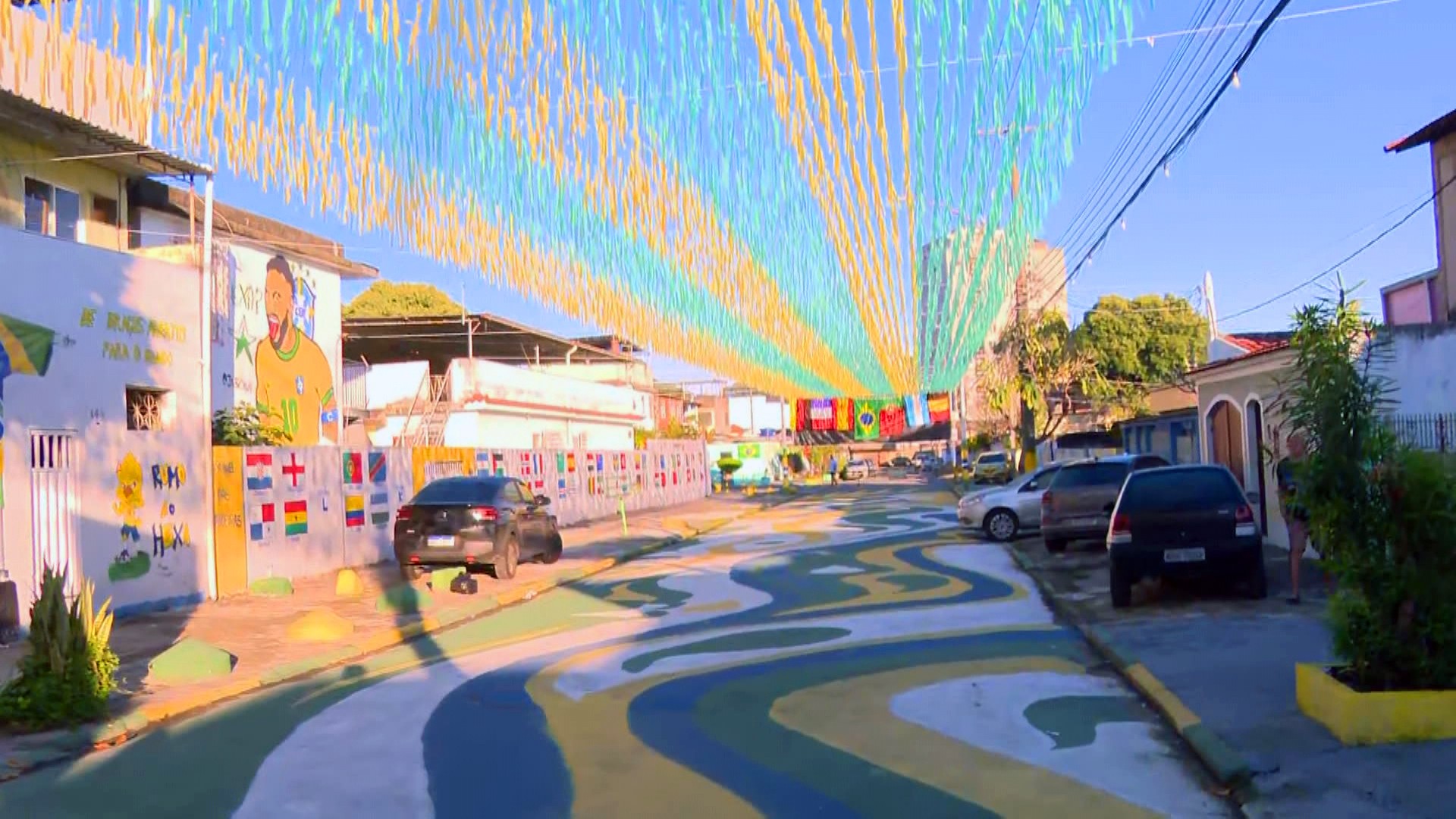 Vicente de Carvalho vence concurso da prefeitura de rua mais decorada para a Copa