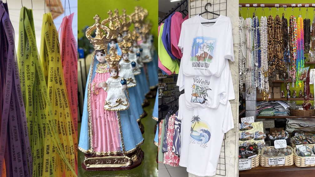 Prefeitura de Vila Velha prevê aumento médio de 30% nas vendas do comércio da cidade durante a Festa da Penha 2026 — Foto: Ana Elisa Bassi