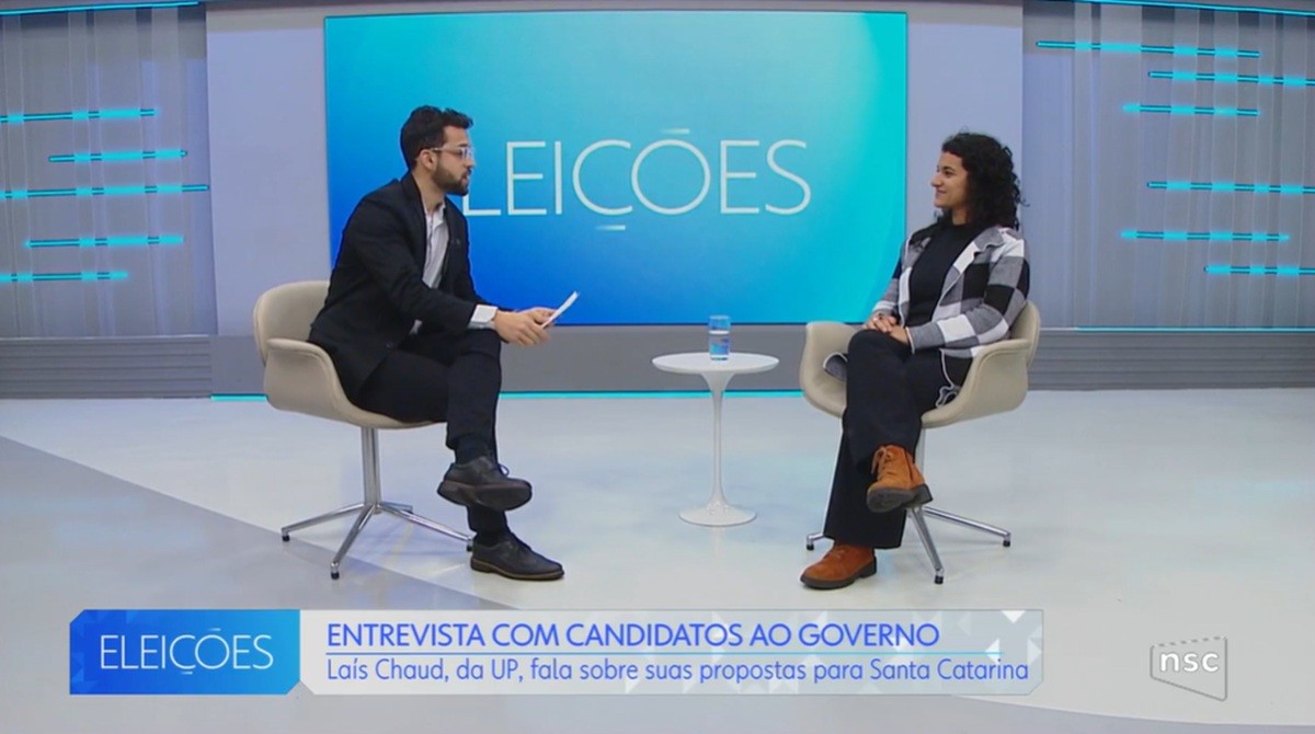 Entrevista na NSC: Laís Chaud aposta em mobilização popular para governar e maior reforço no combate à violência contra a mulher