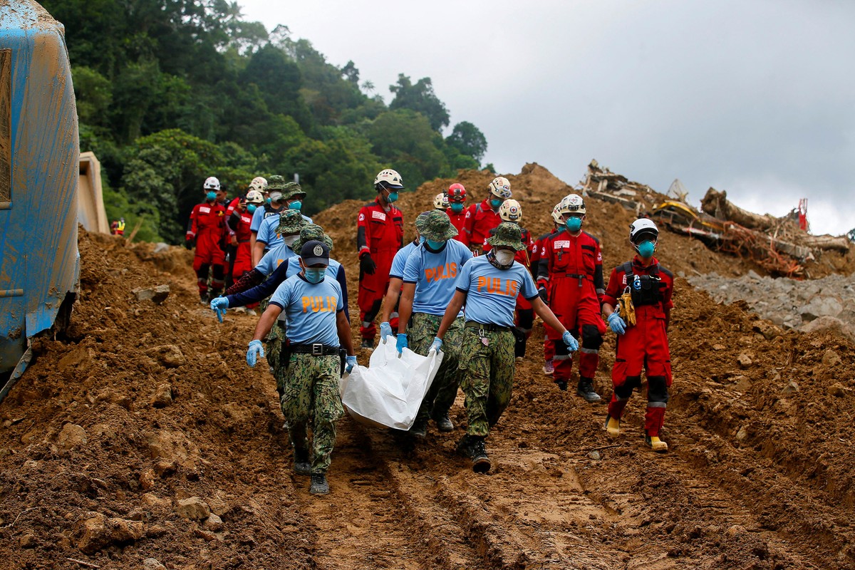 Sobe Para 54 O Número De Mortos Após Deslizamento De Terra Nas Filipinas Mundo G1 