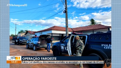 Operação apreende adolescentes suspeitos de envolvimento em assassinato