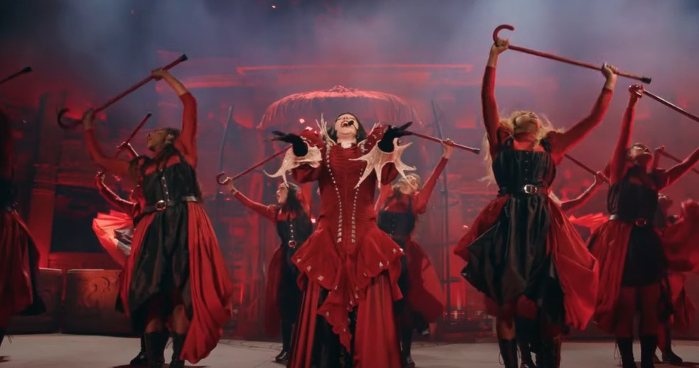 Lady Gaga no Coachella 2025 — Foto: Reprodução/YouTube do festival