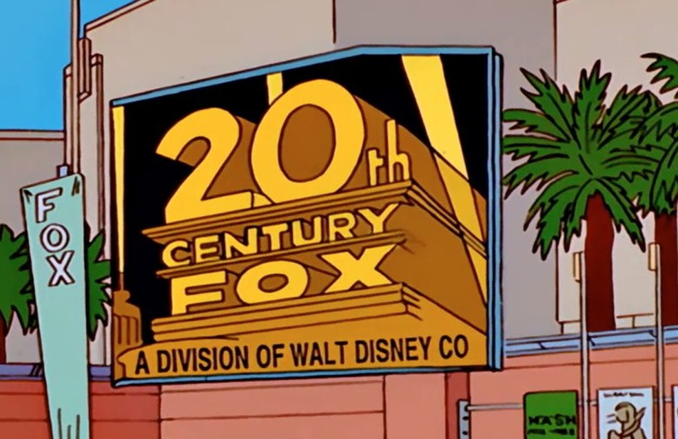 Os Simpsons: previsão da Disney como dona da Fox — Foto: Reprodução/Fox/Disney
