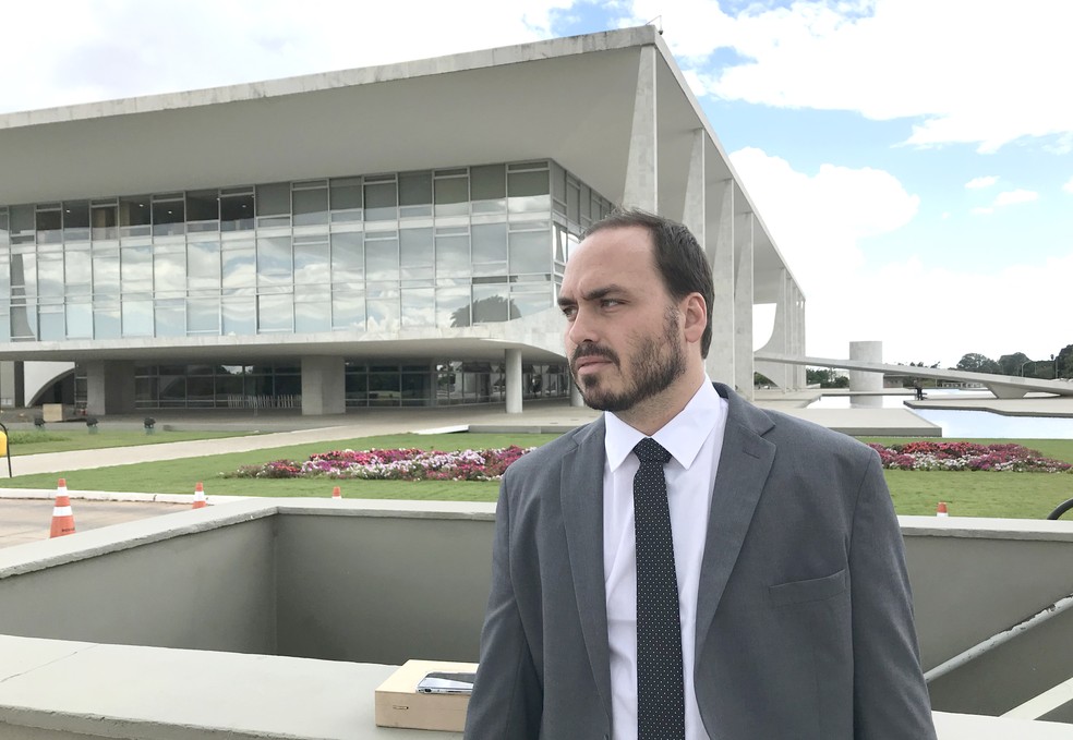 Carlos Bolsonaro, vereador do Rio de Janeiro — Foto: Dida Sampaio/Estadão Conteúdo