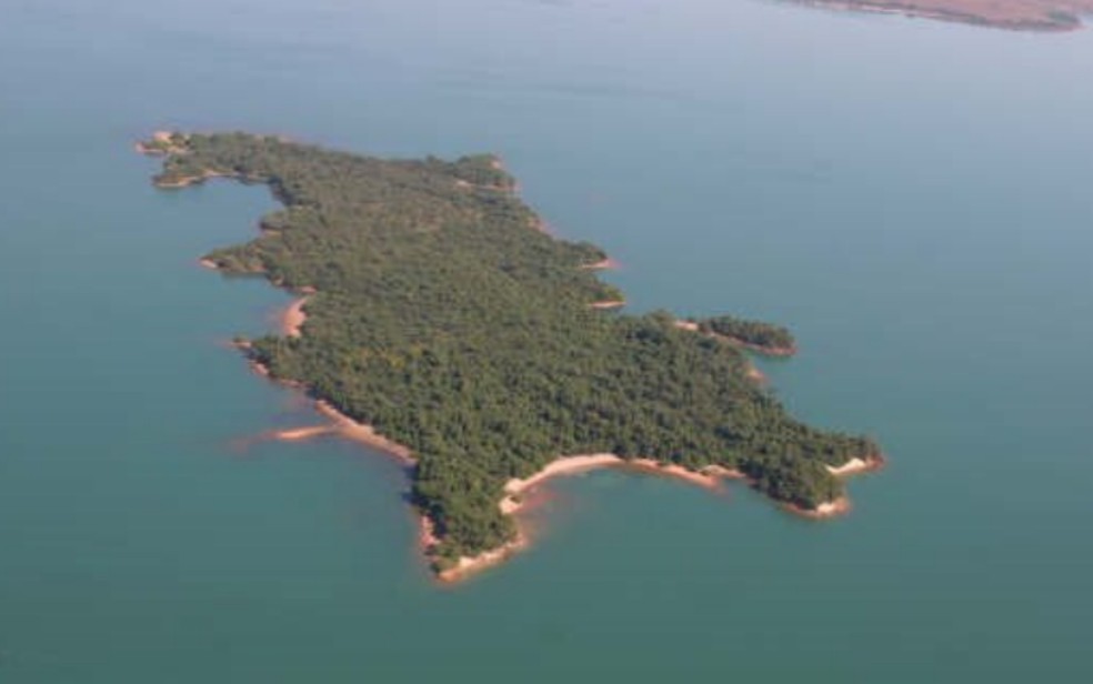 Ilha de 220 mil m est sendo vendida por R$ 10 milhes, em Itumbiara  Foto: Divulgao/Welerson Antunes
