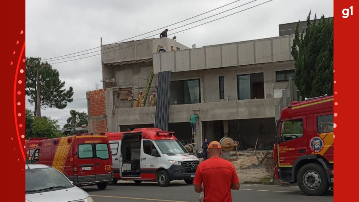 Três trabalhadores levam choque elétrico em obra no Paraná