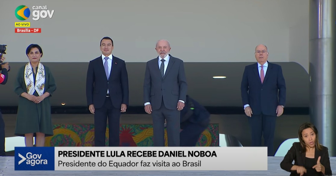 Lula recebe presidente do Equador em meio ao esforço para encontrar novos mercados para produtos brasileiros