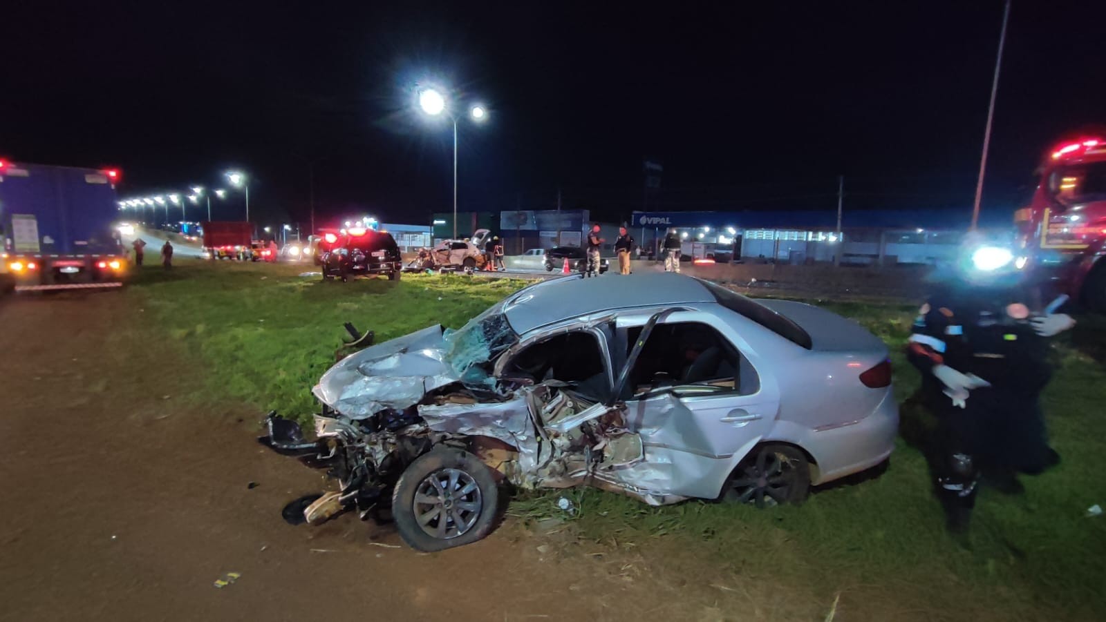 Uma pessoa morre e seis ficam feridas em acidente após perseguição policial na BR-277, em Guarapuava