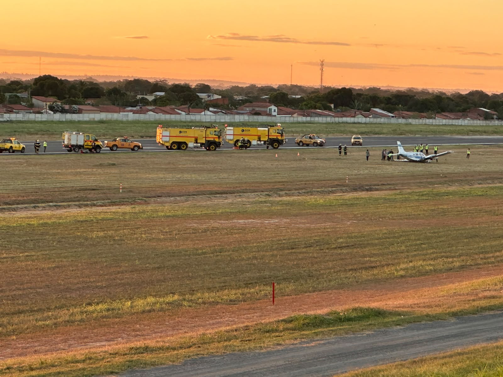 Pista do aeroporto de Teresina é temporariamente fechada após falha em aeronave durante decolagem