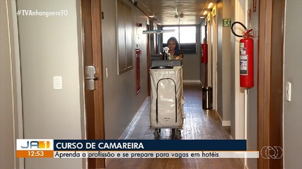 Curso de camareira está com vagas abertas
