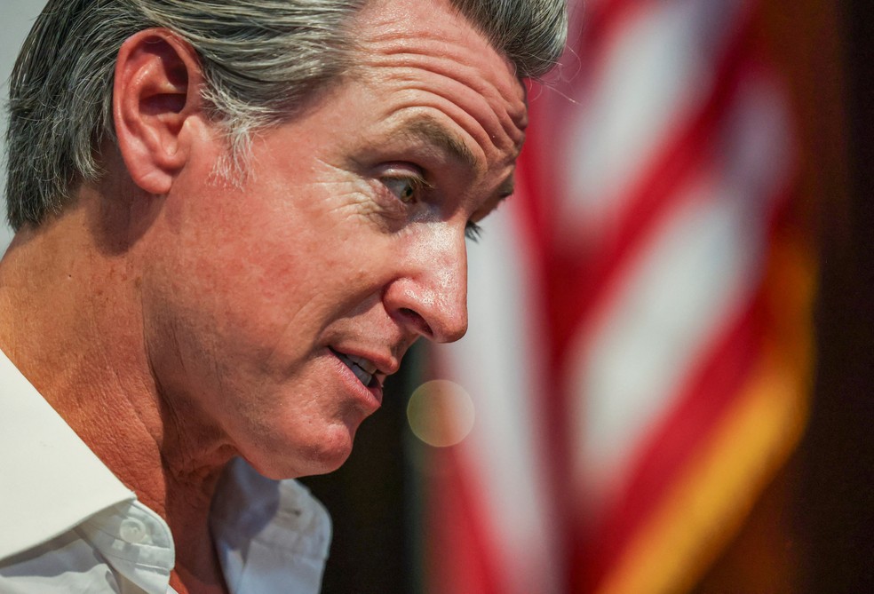 Gavin Newsom, governador da Califórnia. — Foto: Reuters