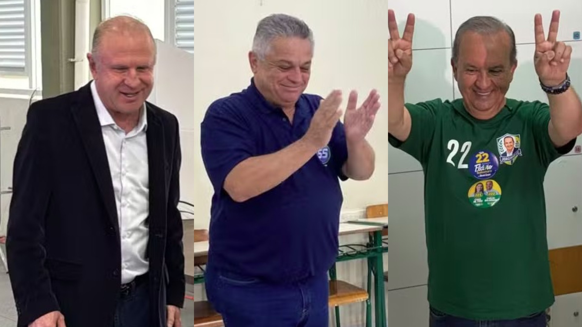Candidatos ao governo de SC votam neste domingo; veja