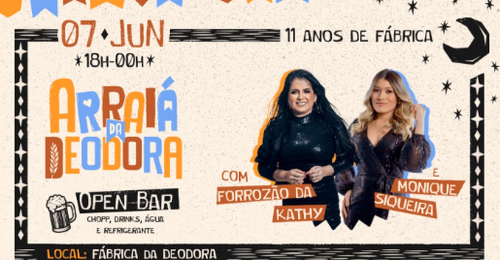 Muito forró no Arriá da Deodoroa — Foto: Reprodução