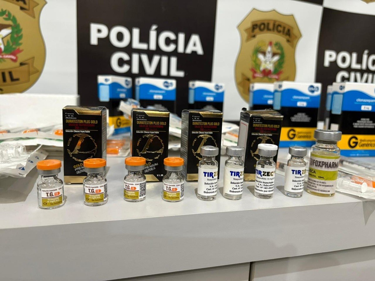 Homem é hospitalizado após ir à farmácia e receber indicação de anabolizante em SC; 3 são presos 