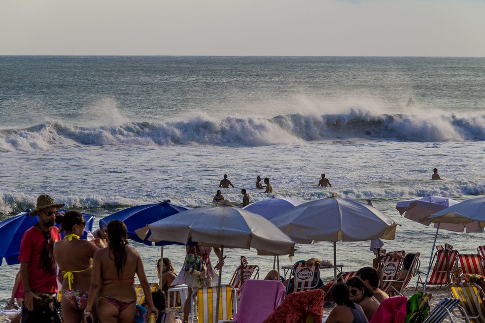 Praia de Maresias em São Sebastião, SP — Foto: Luciano Vieira/ PMSS