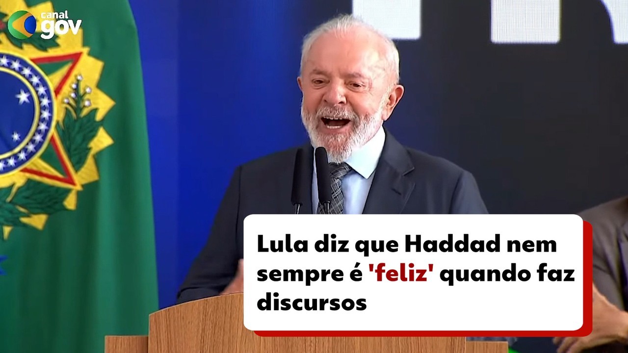 Lula elogia Haddad, mas diz que ministro 'nem sempre é o mais feliz quando pega o microfone' e que ele 'tem que passar charme'