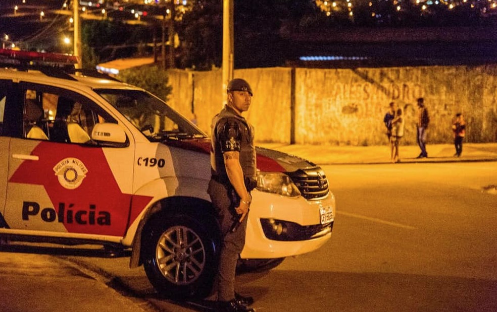 Viatura da Polícia Militar de São Paulo — Foto: Reprodução/Polícia Militar