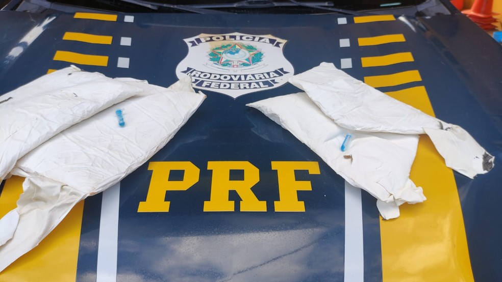 Apreensão de drogas em Porto Velho. — Foto: PRF/Divulgação