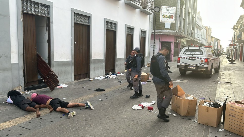 Arrombamento no Centro de São Luís — Foto: Divulgação/ PC-MA