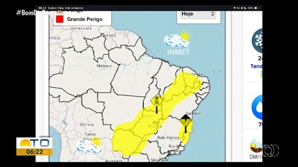 Saiba como fica o tempo no Tocantins nesta quinta-feira (3)